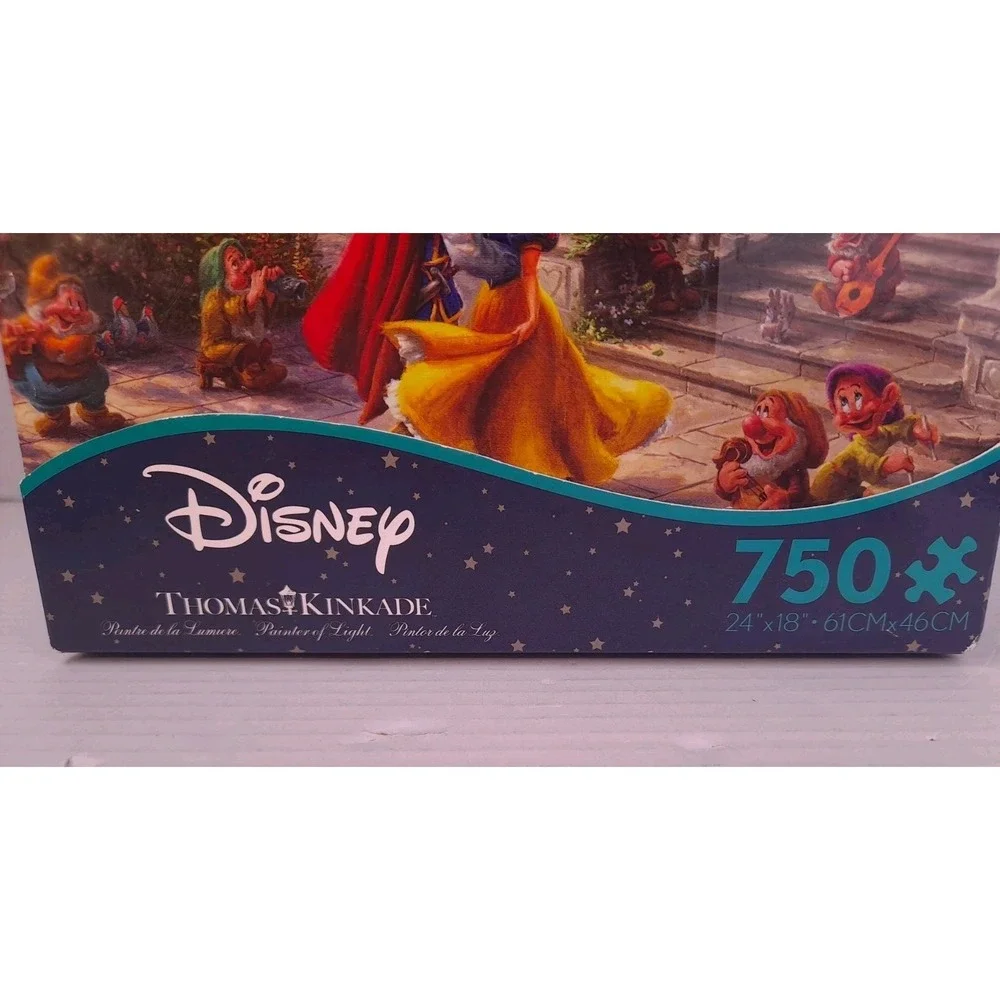 Thomas Kinkade Disney Princess Snow White Jigsaw Puzzle 750 Pieces Complete